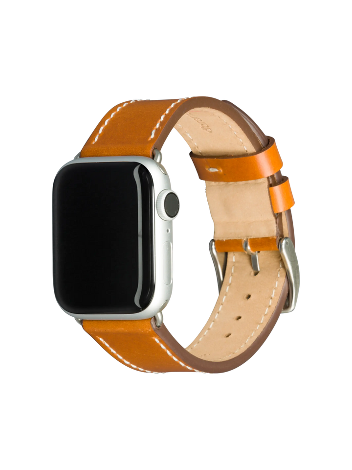 Copenhagen - Watch Strap 40mm - Tan/Silver Watch Strap