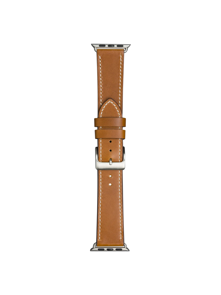 Copenhagen - Watch Strap 40mm - Tan/Silver Watch Strap