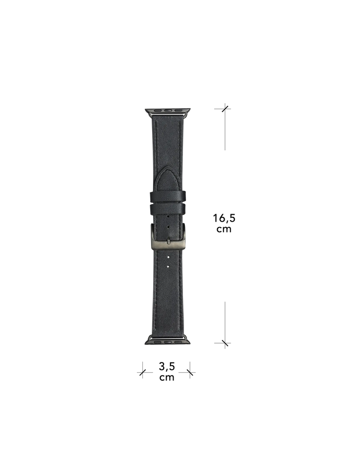 Copenhagen - Watch Strap 44mm - Black/Space Grey Watch Strap