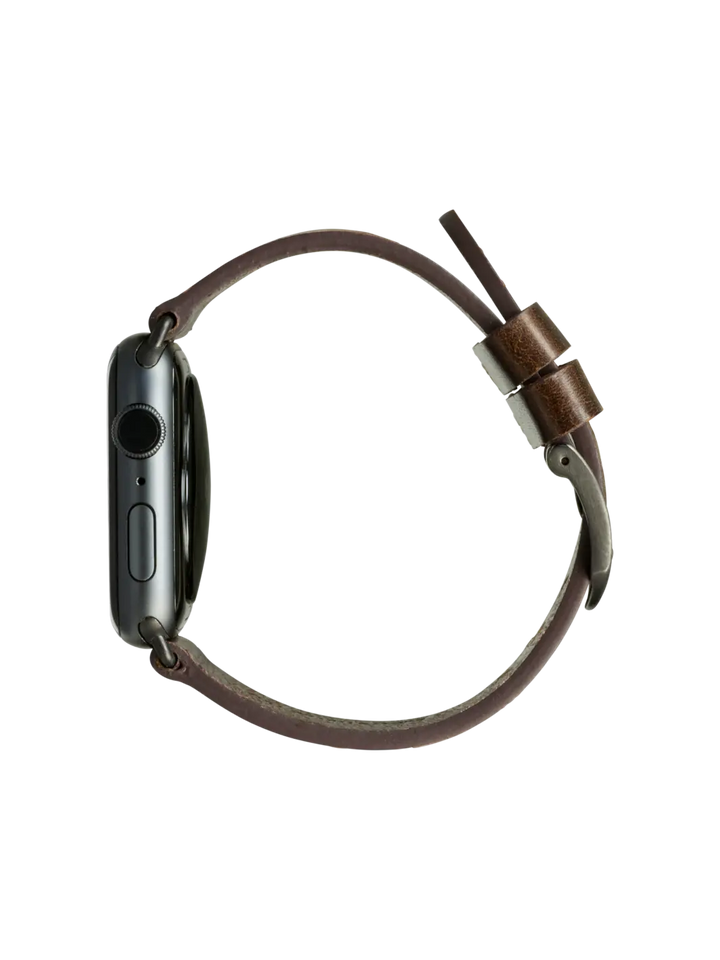 Bornholm - Watch Strap Dark Brown Space Grey 42 44 45mm Watch Bands
