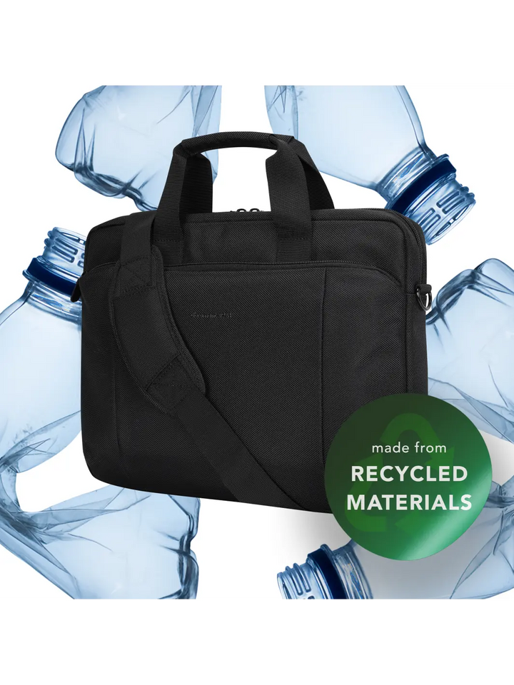 Santa Monica - 14" Briefcase Recycled - Black Computerbag