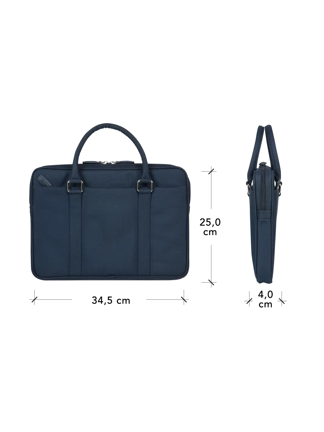Stelvio - 14" Slim Laptop Bag Recycled - Blue Computerbag