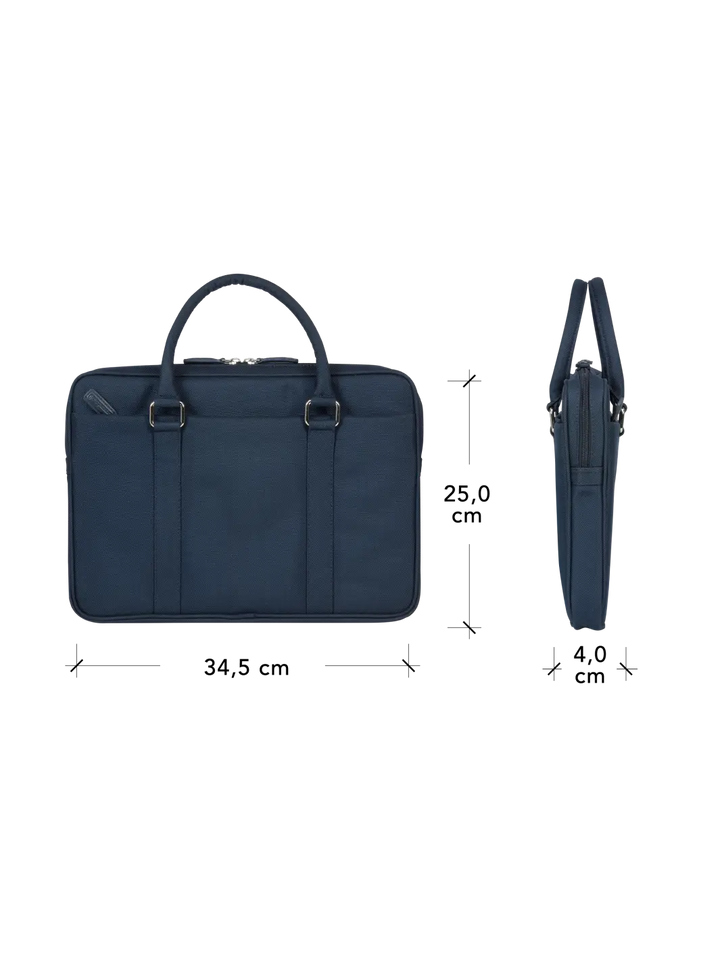 Stelvio - 14" Slim Laptop Bag Recycled - Blue Computerbag