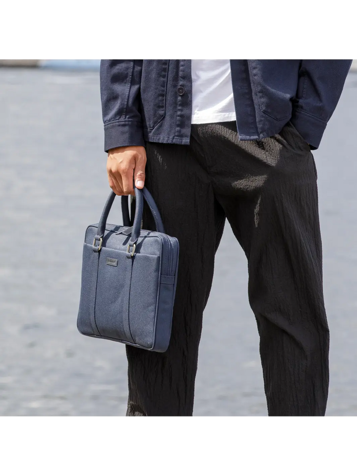 Stelvio - 14" Slim Laptop Bag Recycled - Blue Computerbag