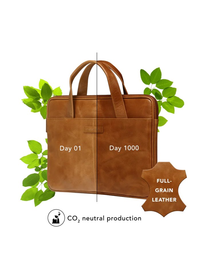 Silkeborg - 15" - Golden tan Computerbag