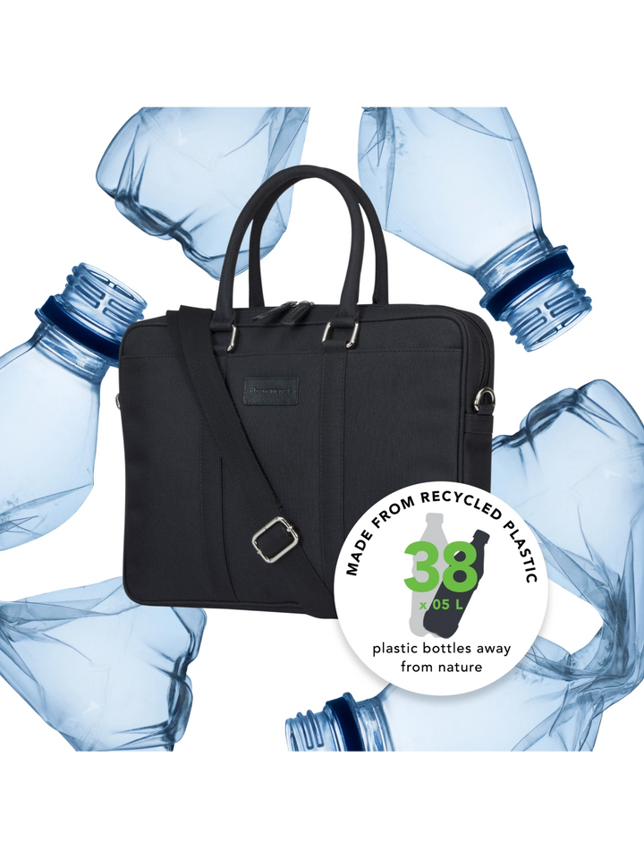Fifth Avenue - 15" Laptop Bag Recycled - Black Backpack
