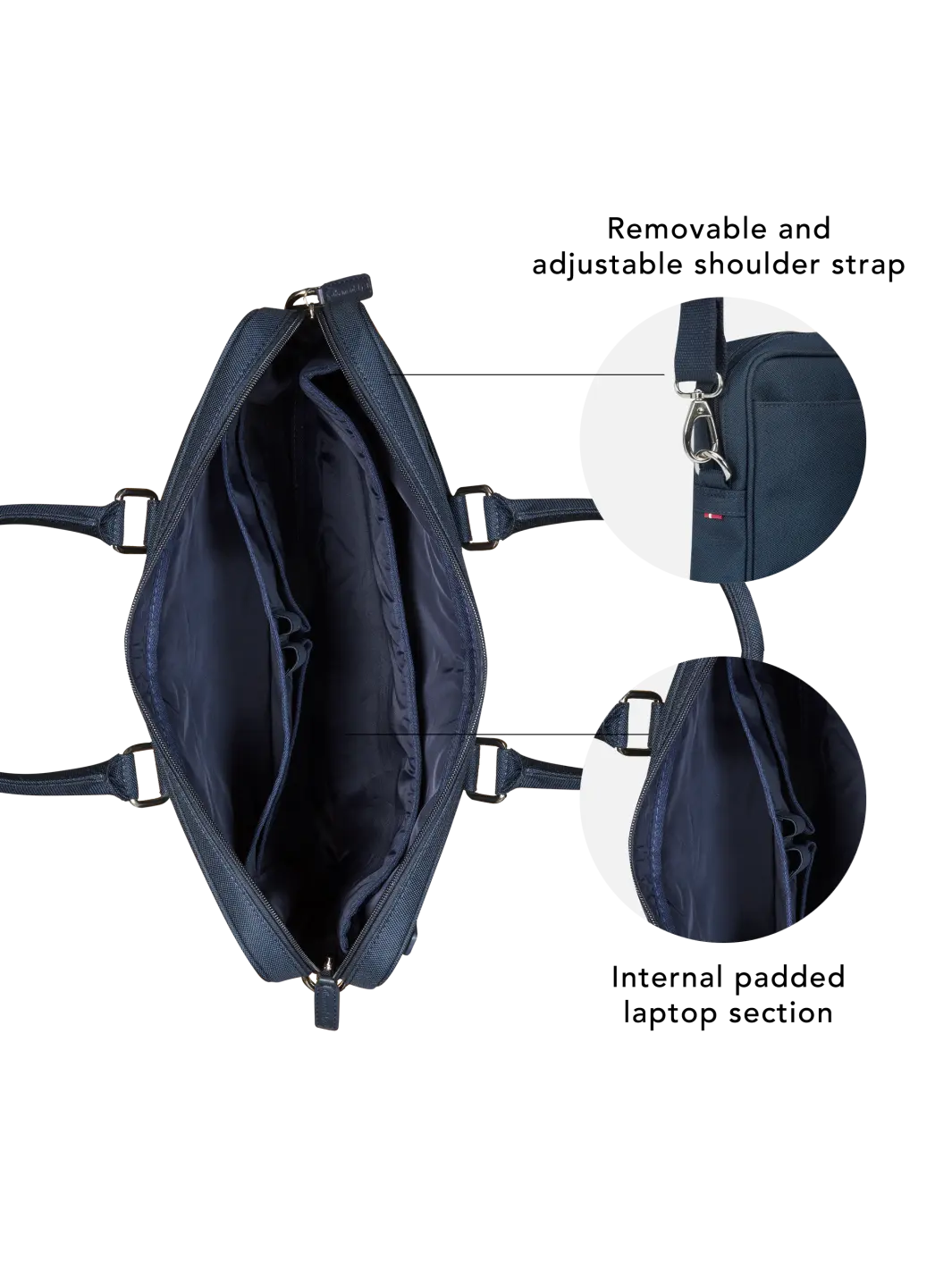 Fifth Avenue - 15" Laptop Bag Recycled - Blue Backpack