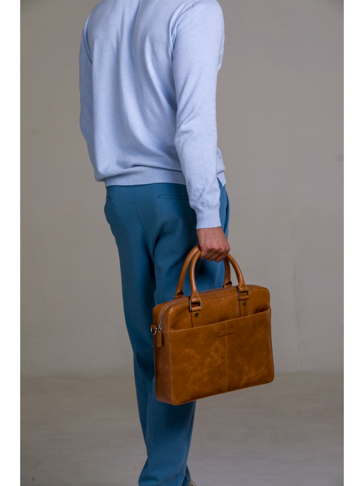 Rosenborg - 16" - Tan Computerbag