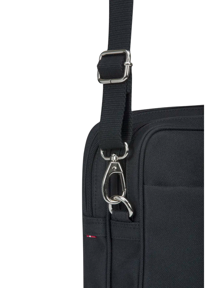 Ginza - 16” Duo Pocket Laptop Bag Recycled - Black Computerbag
