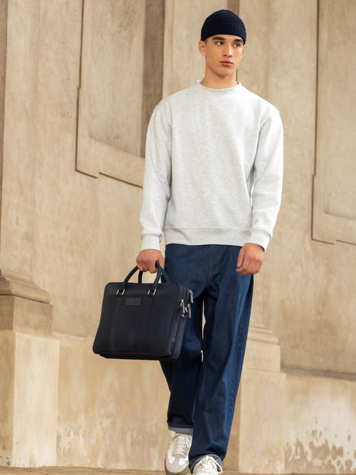 Ginza - 16” Duo Pocket Laptop Bag Recycled - Blue Computerbag