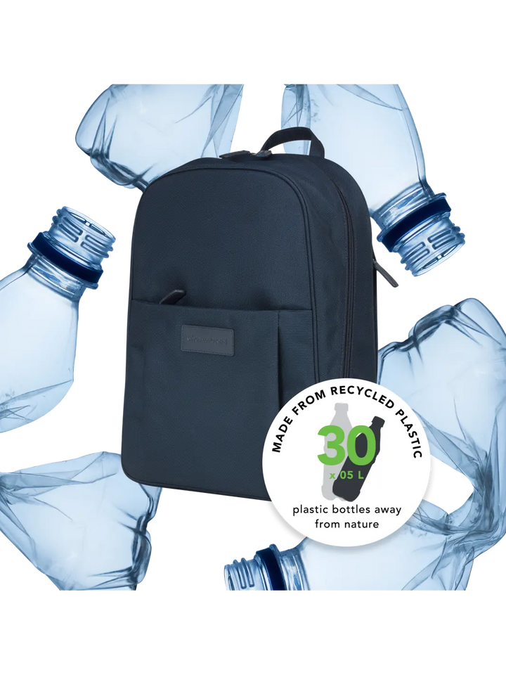 Champs-Elysees - 15" Laptop Backpack Recycled - Blue Backpack