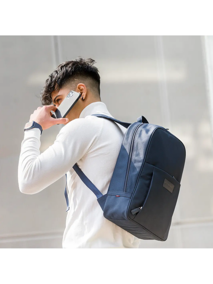 Champs-Elysees - 15" Laptop Backpack Recycled - Blue Backpack