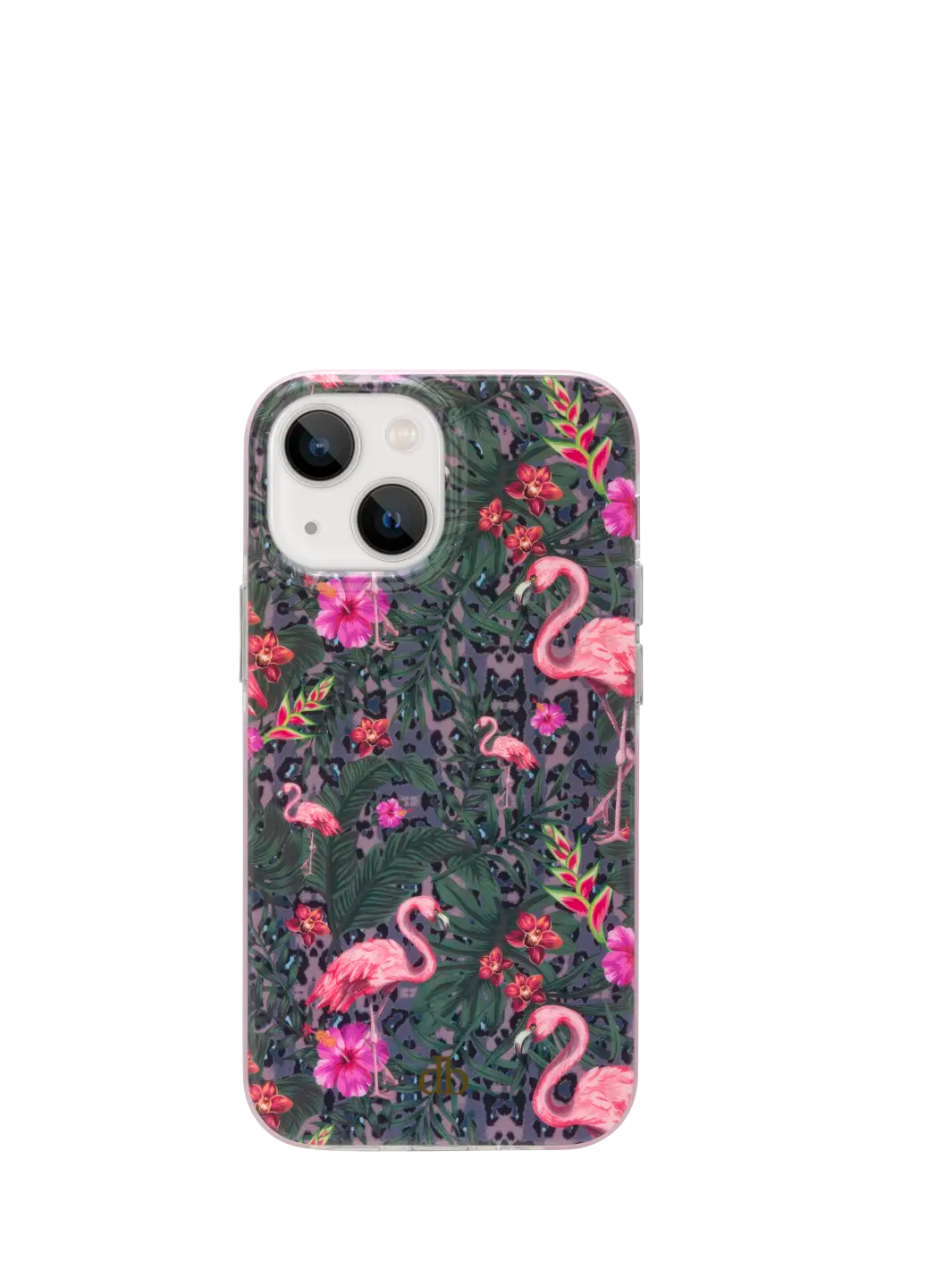 Capri Tropical Flamingo iPhone 13 mini Phone Cases