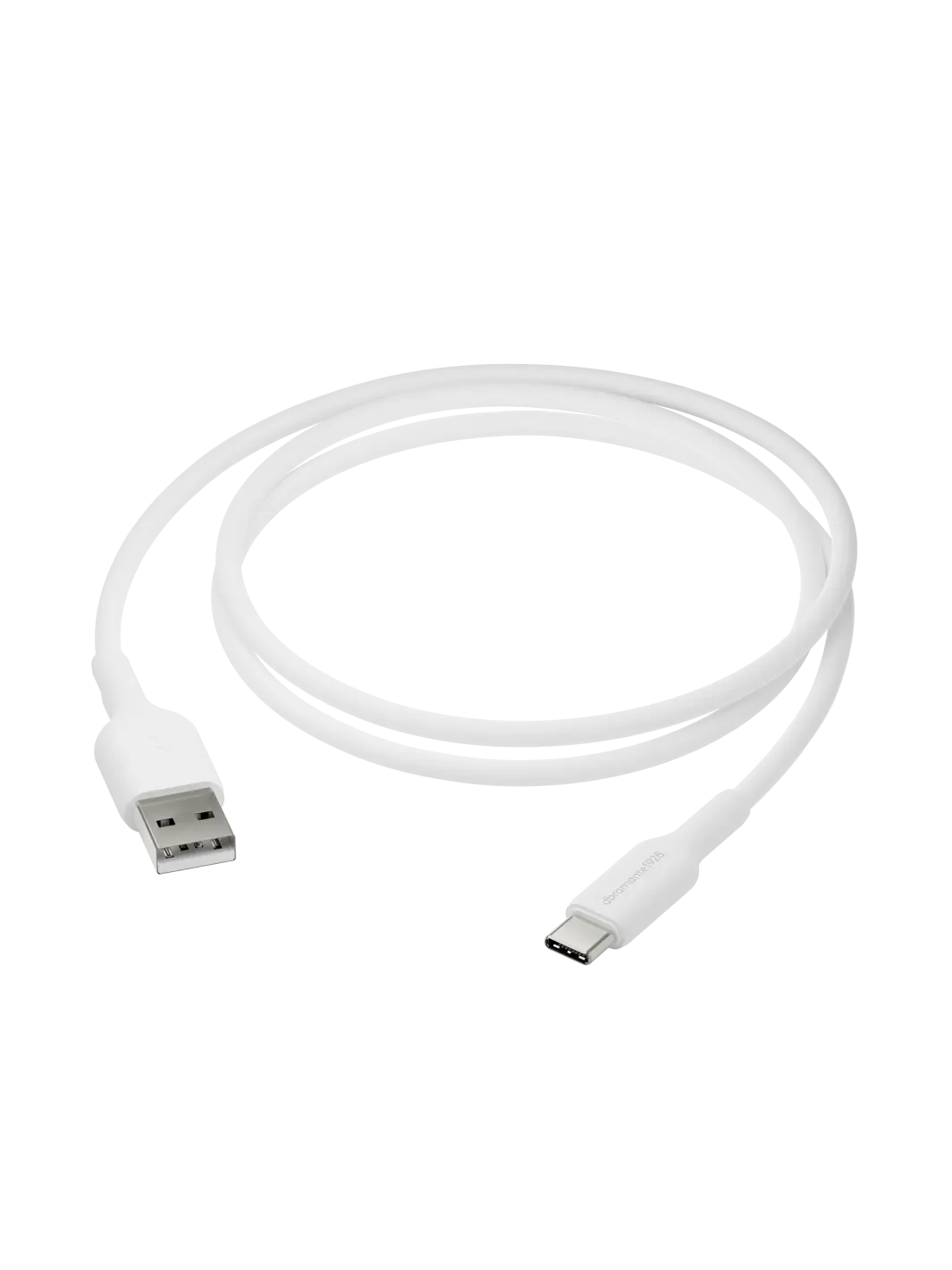 re-charge - Cable 1m USB-A to USB-C - White Cables