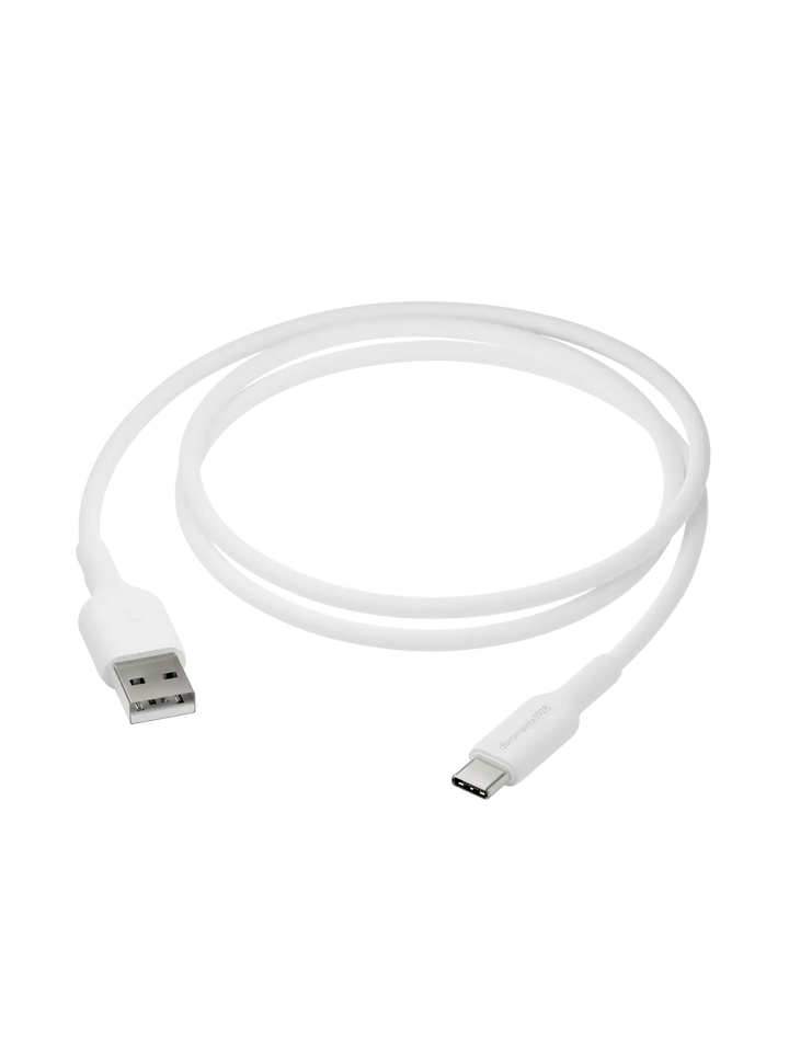 re-charge - Cable 1m USB-A to USB-C - White Cables