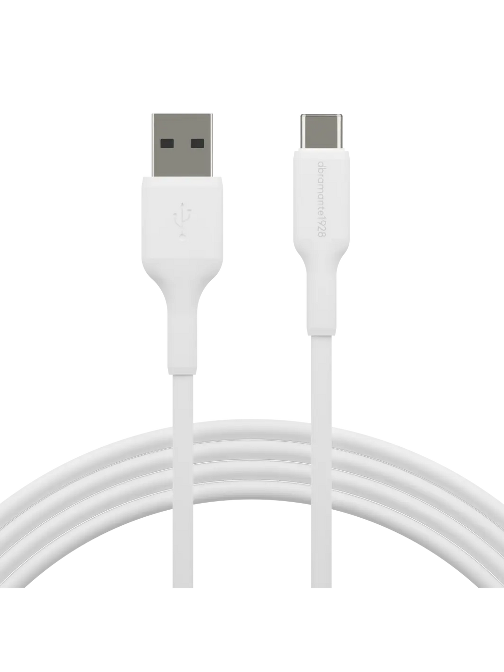 re-charge - Cable 2m USB-A to USB-C - White Cables
