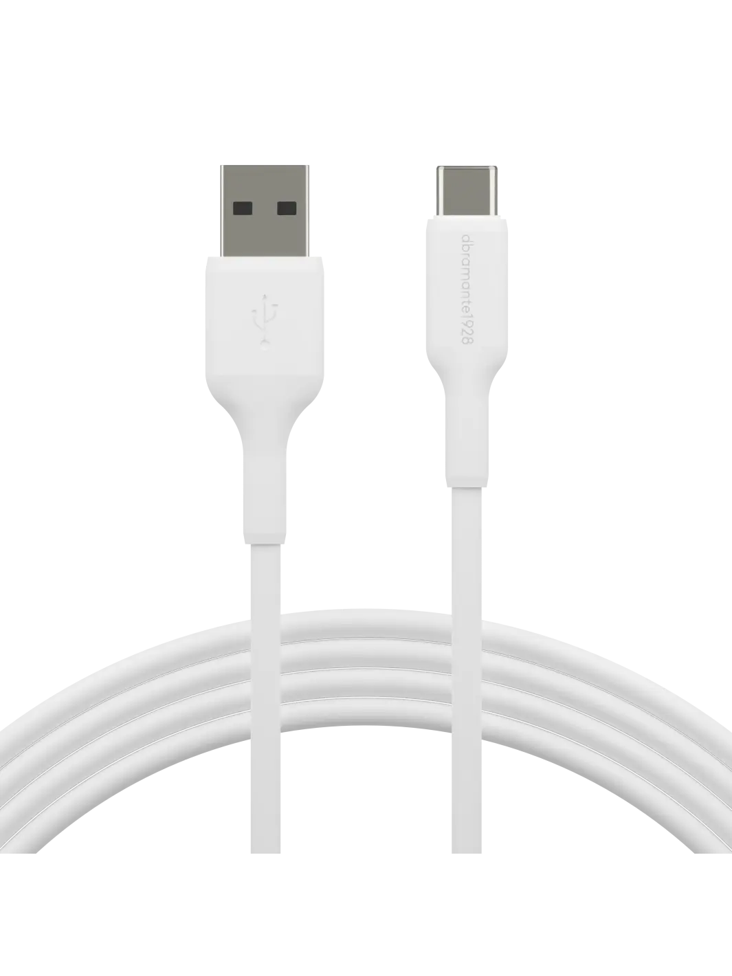 re-charge - Cable 2m USB-A to USB-C - White Cables
