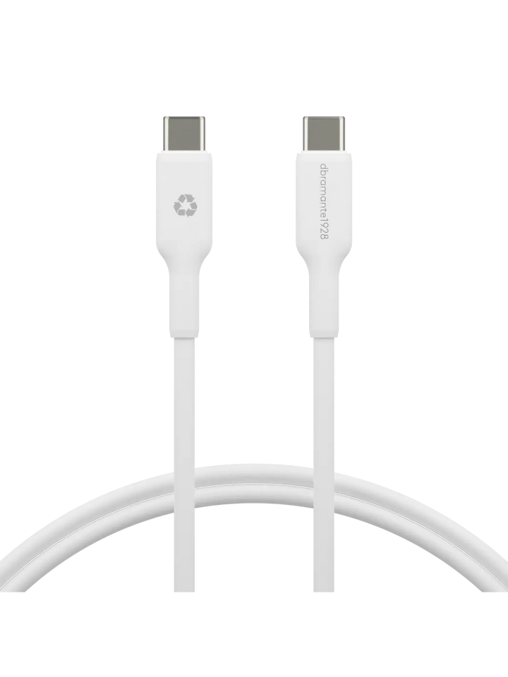 re-charge - Cable 1m USB-C to USB-C - White Cables