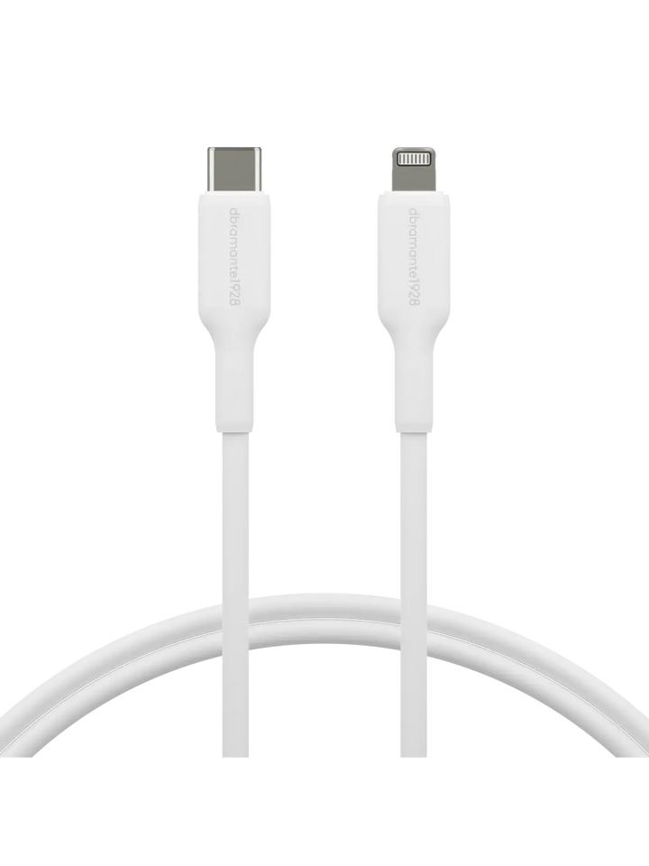 re-charge - Cable 1m USB-C to Lightning - White Cables