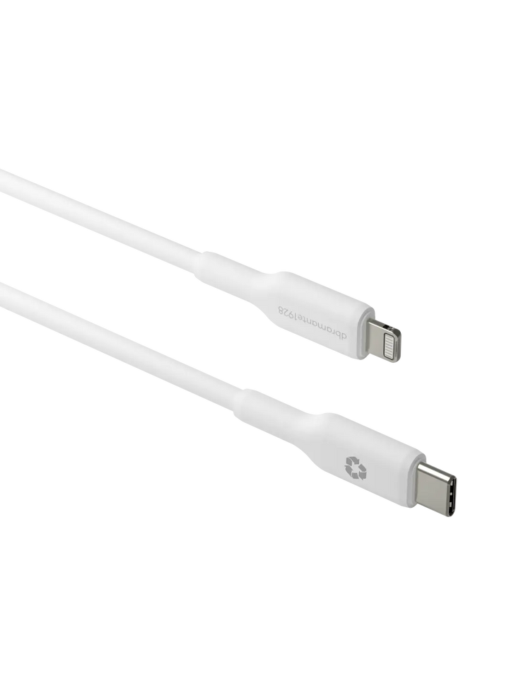 re-charge - Cable 1m USB-C to Lightning - White Cables