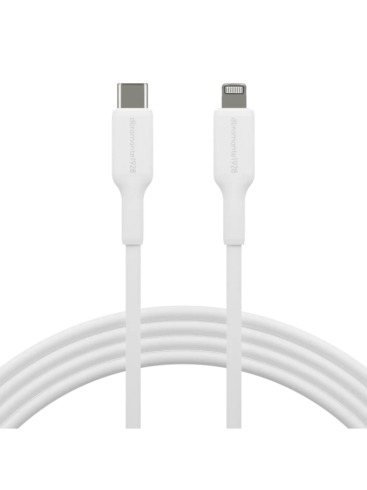 re-charge - Cable 2m USB-C to Lightning - White Cables