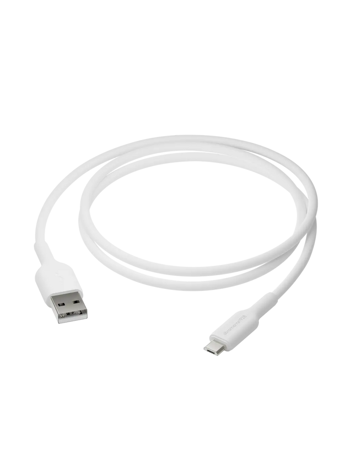 re-charge - Cable 1m USB-A to Micro USB - White Cables