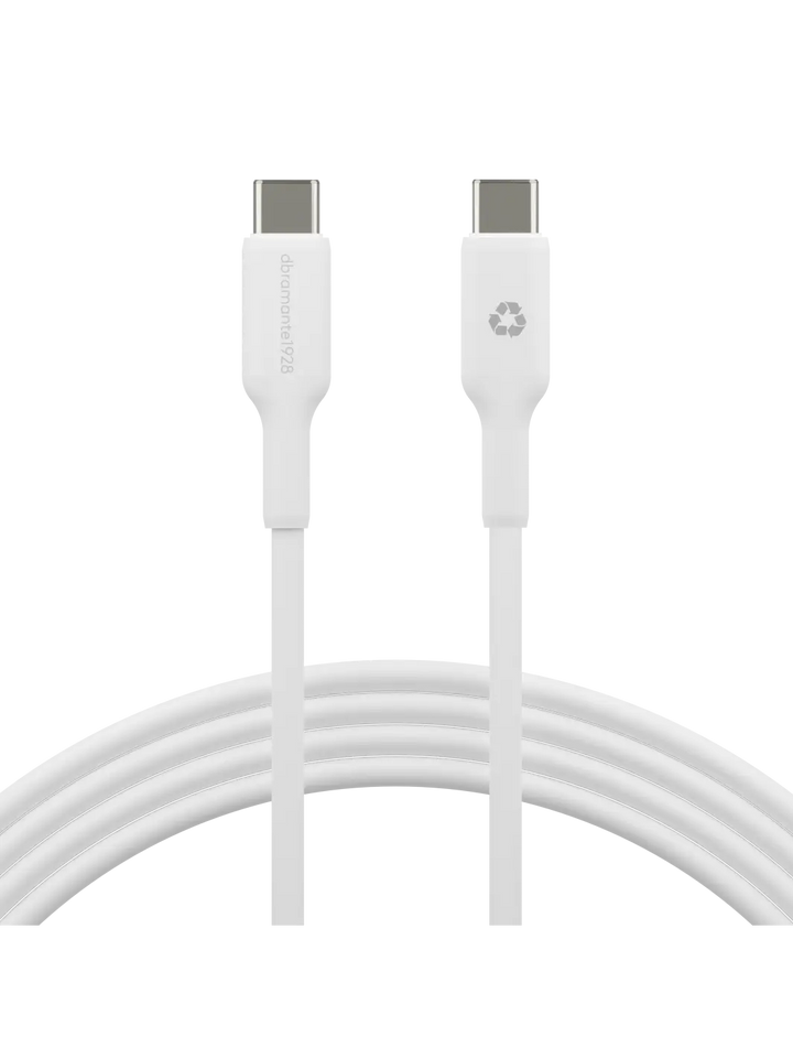 re-charge - Cable - 2m USB-C to USB-C - White Cables