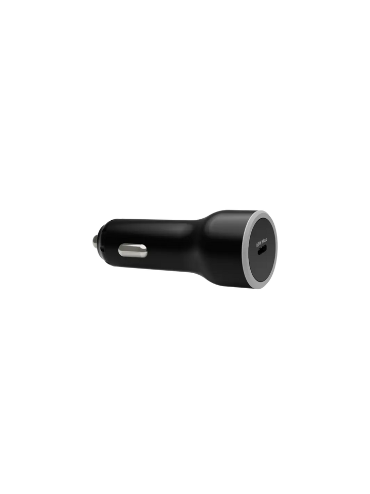 re-charge - Car Charger - USB-C 65W - Black Car Charger
