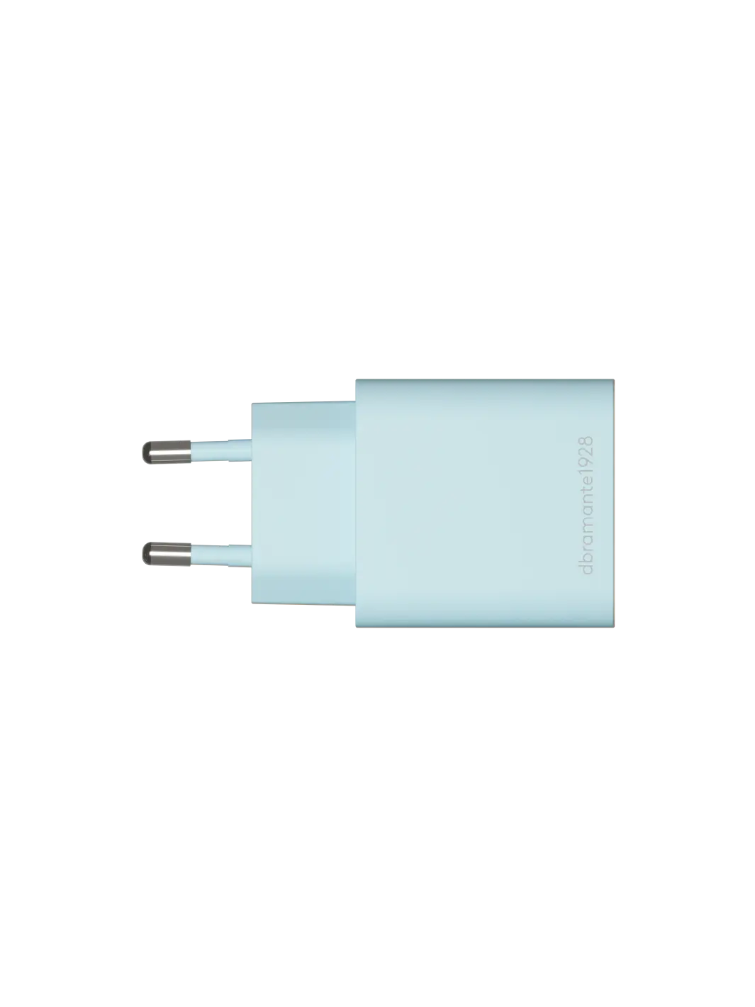 re-charge - EU-Wandladegerät USB-C 20W+USB-A 18W - Blau