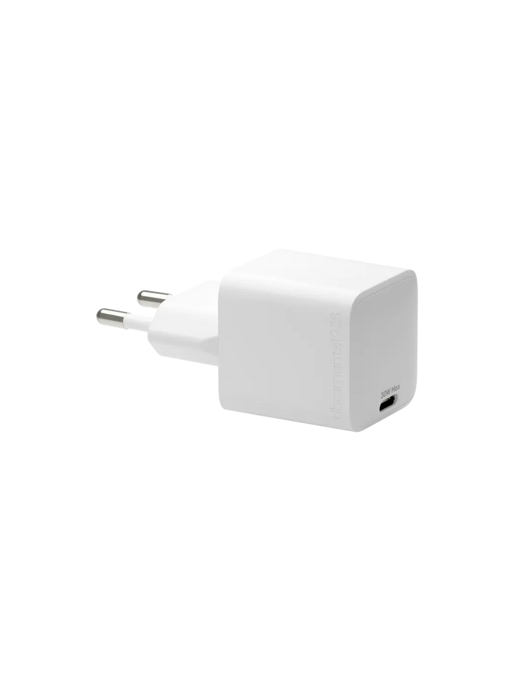 re-charge Pro - EU Wall Charger - USB-C 30W - White Power Adapters & Chargers