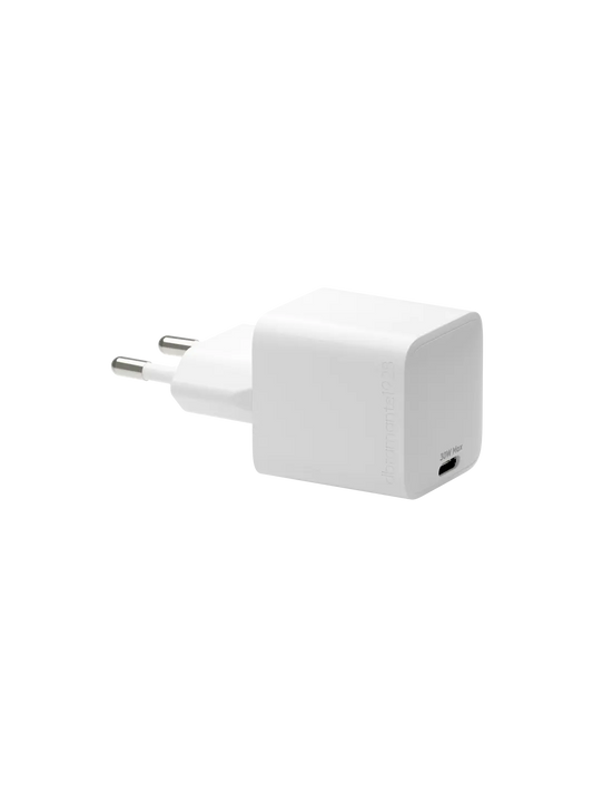 re-charge Pro - EU Wall Charger - USB-C 30W - White Power Adapters & Chargers