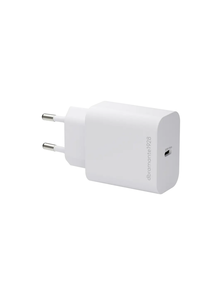 re-charge - Wall Charger - USB-C 30W - White Wall charger