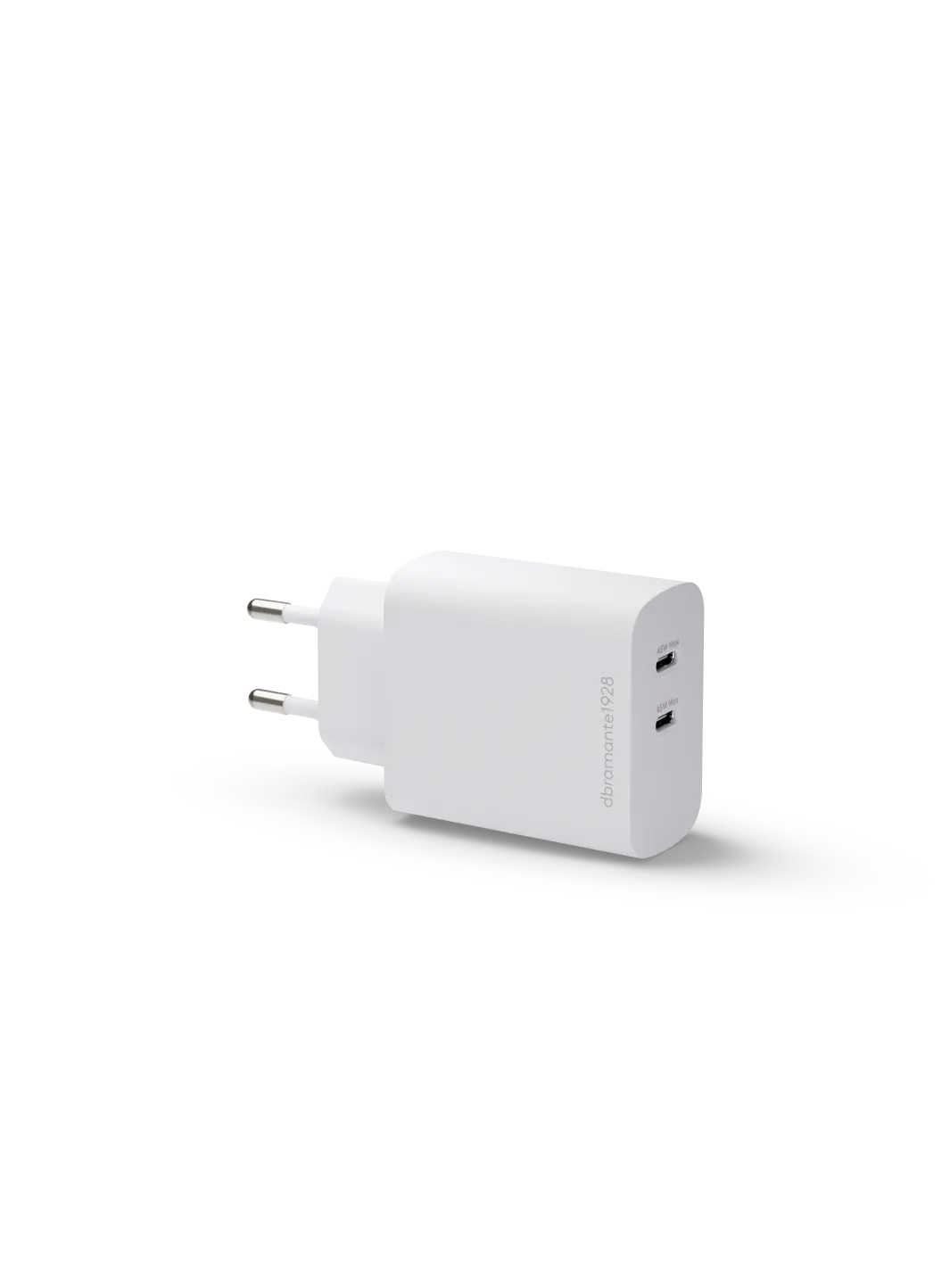 re-charge -Wandladegerät - 2xUSB-C 45W - Weiß
