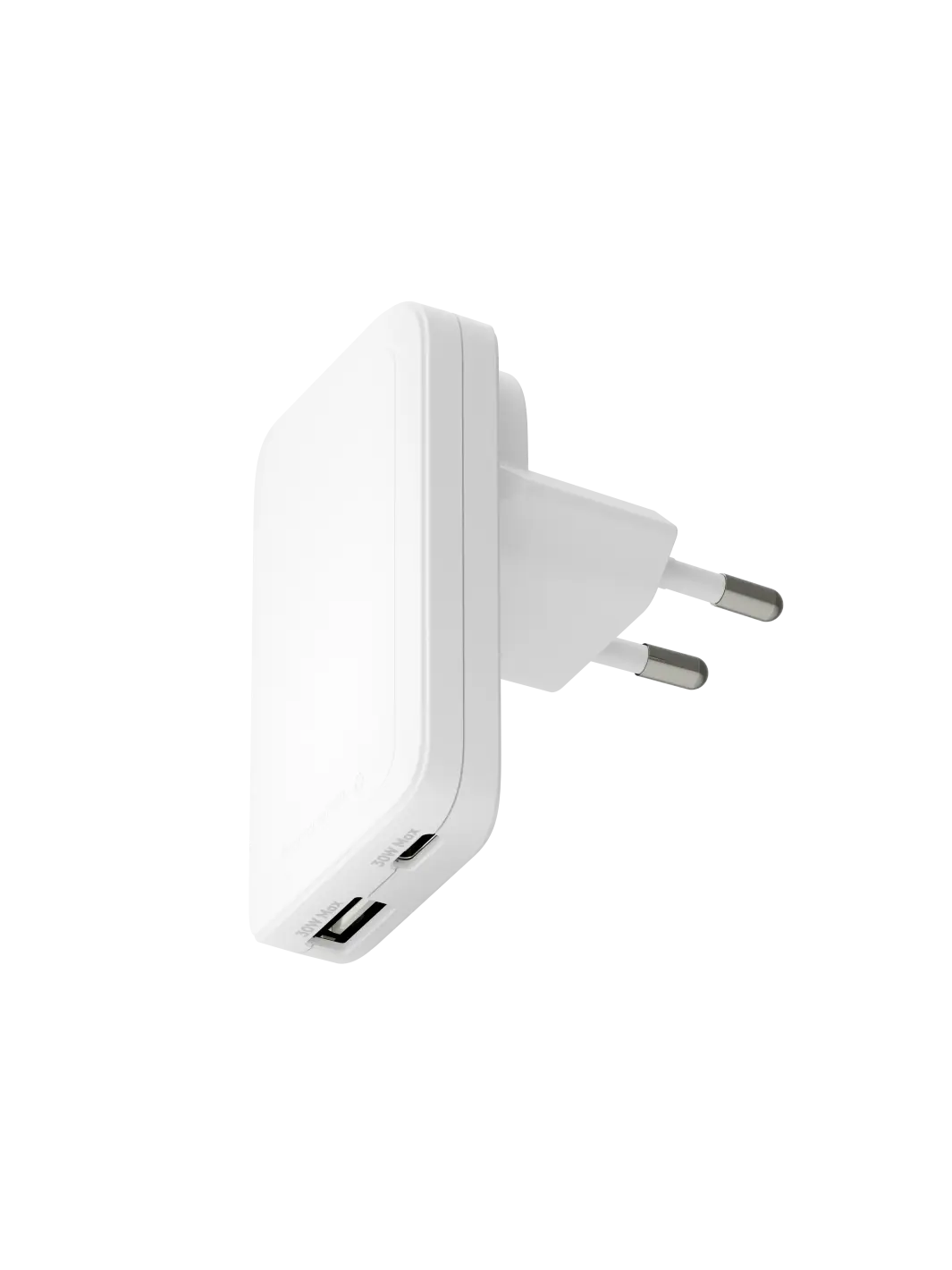 re-charge Pro - EU Slim Charger - USB-C 30W+30W-A Power Adapters & Chargers