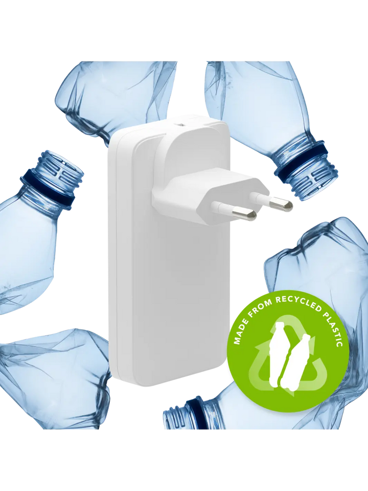 re-charge Pro - EU Slim Charger - USB-C 65W+30W-A Power Adapters & Chargers