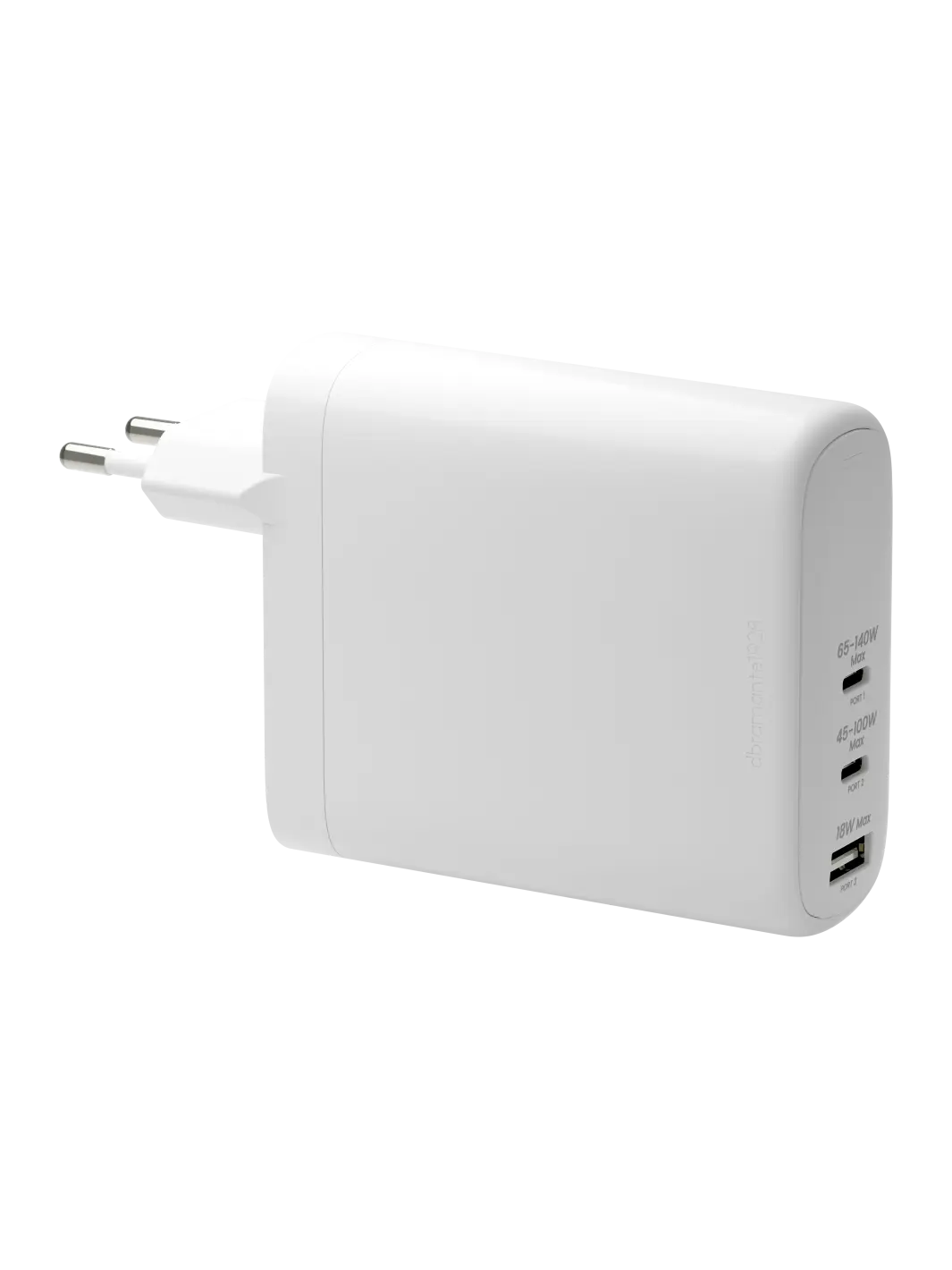 re-charge Pro - EU Wall Charger USB-C 140W+100W+18W - White Power Adapters & Chargers