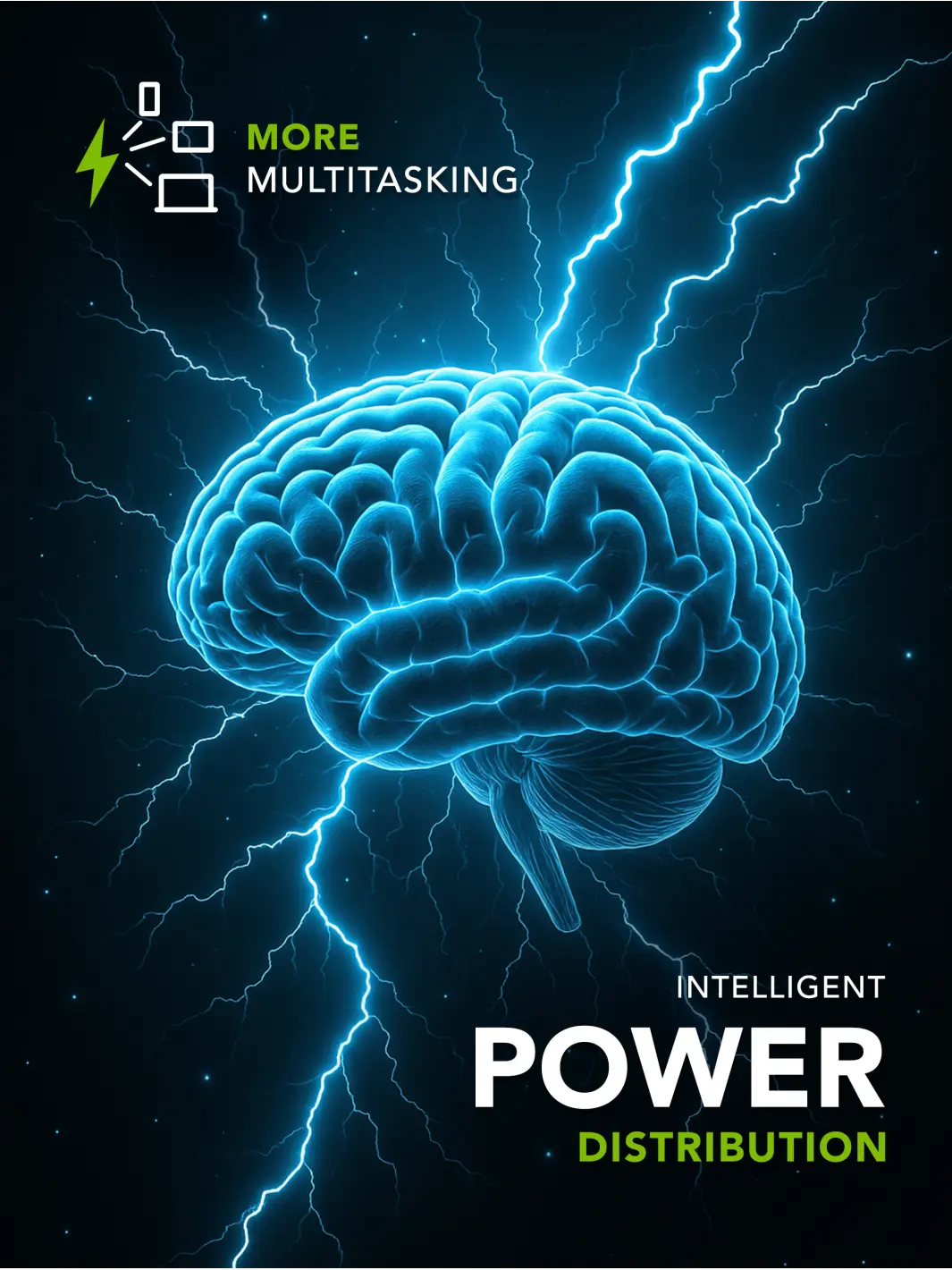 re-charge IT - EU Wall Charger - 1xUSB-C 20W + 1xUSB-C 65W + 1xUSB-A 18W - Black Wall charger