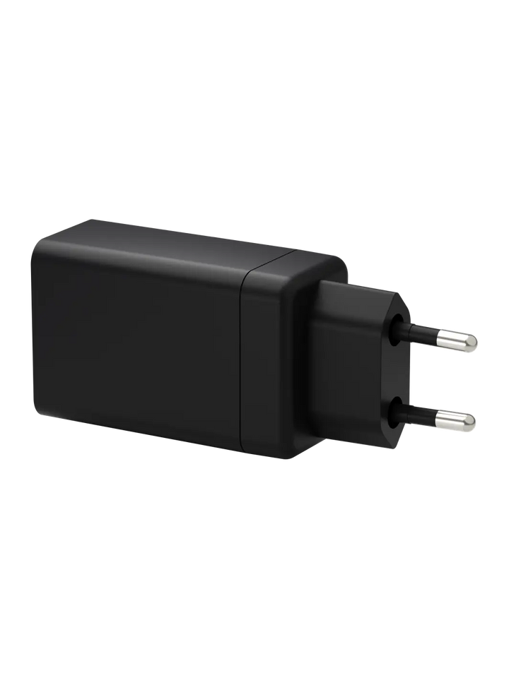 re-charge IT - EU Wall Charger - 1xUSB-C 20W + 1xUSB-C 65W + 1xUSB-A 18W - Black Wall charger
