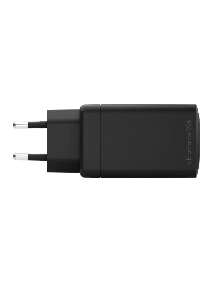 re-charge IT - EU Wall Charger - 1xUSB-C 20W + 1xUSB-C 65W + 1xUSB-A 18W - Black Wall charger