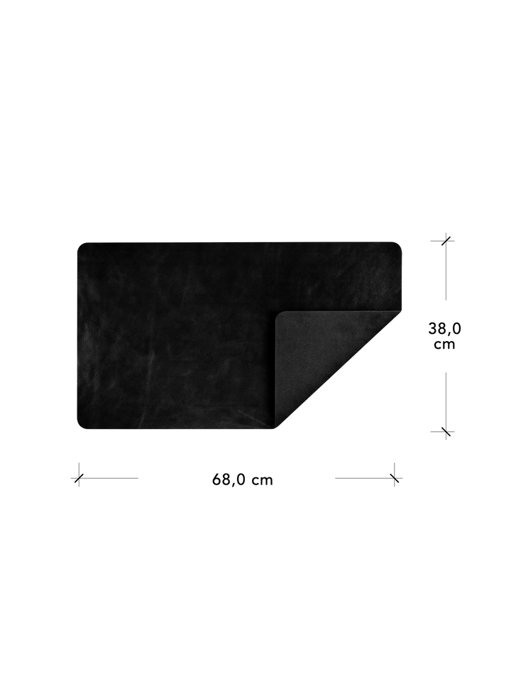 Copenhagen - Desk Mat - Large - Black Desk Mat