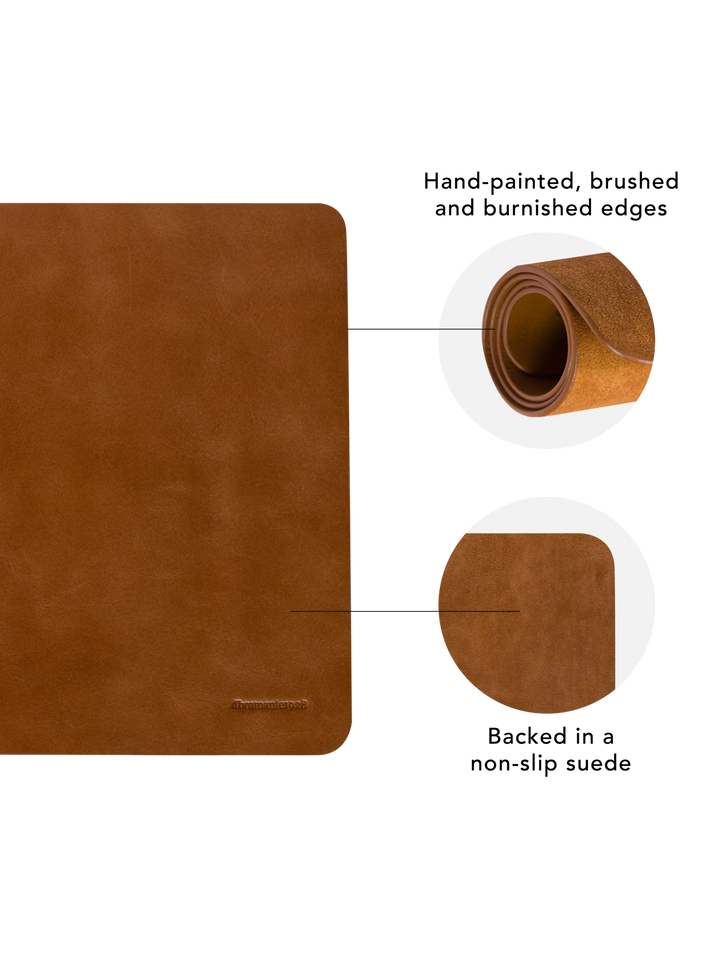 Copenhagen - Desk Mat - Small - Tan Desk Mat