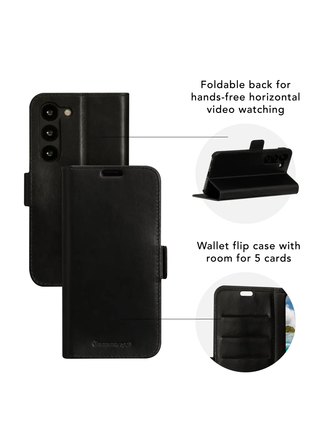 Copenhagen - Galaxy S23+ - Black Phone Case