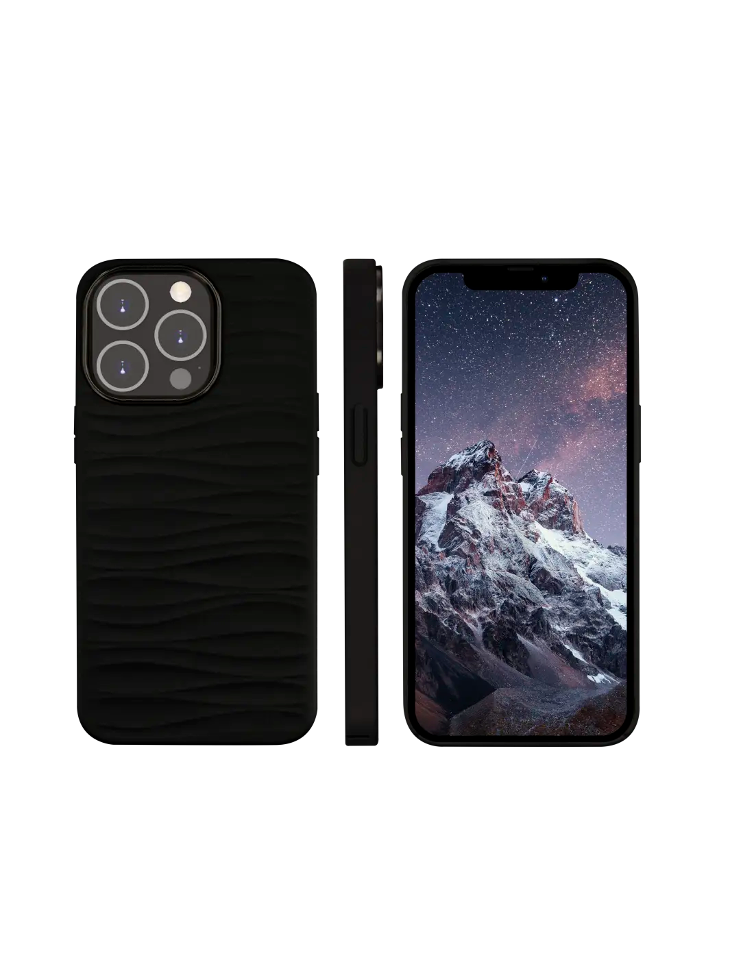 Dune Black iPhone 14 Pro Phone Cases