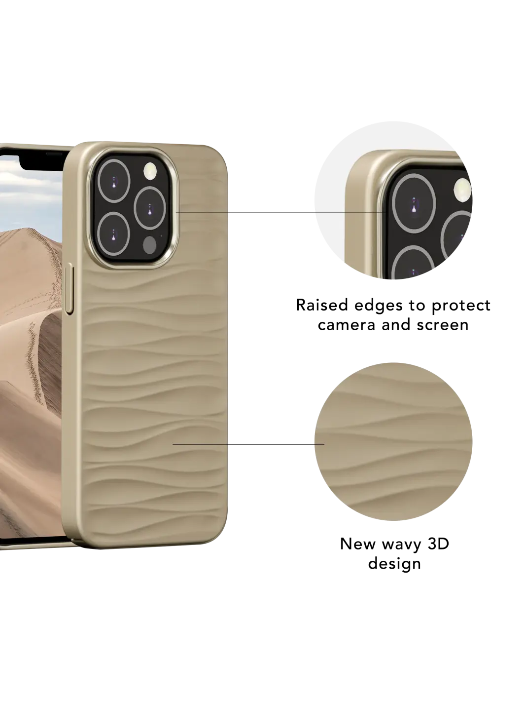 Dune Sand iPhone 12 12 PRO Phone Cases