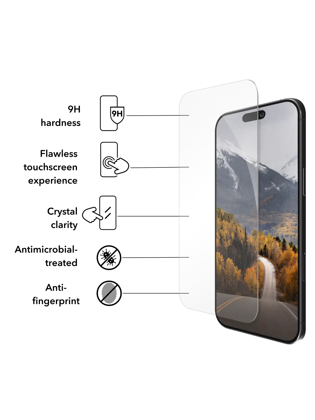 eco-protect - iPhone Air - Clear Screen Protection