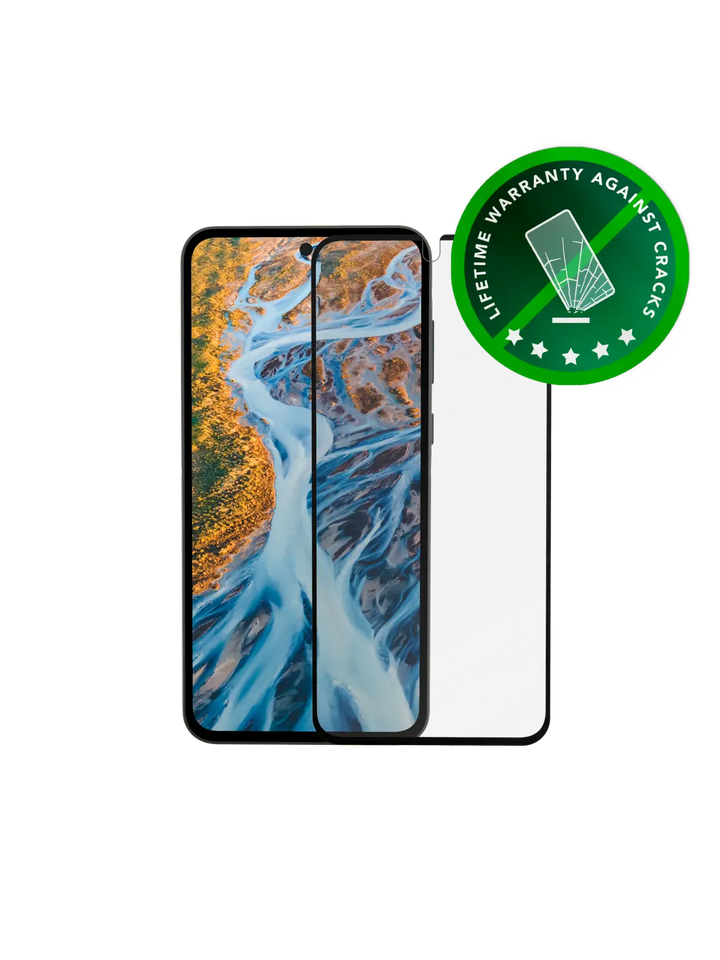 eco-shield - Galaxy A05s - Black Edge Screen Protection