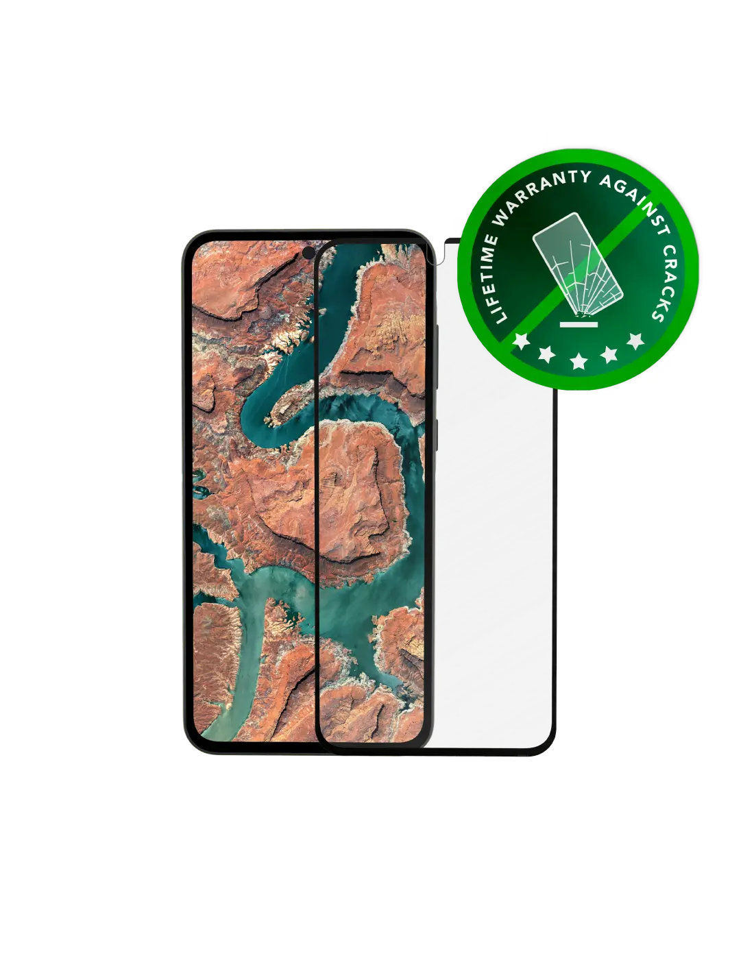 eco-shield - Galaxy A35 5G - Black Edge Screen Protection