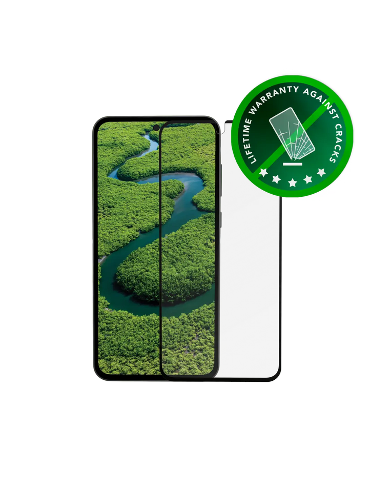 eco-shield - Galaxy A55 5G - Black Edge Screen Protection
