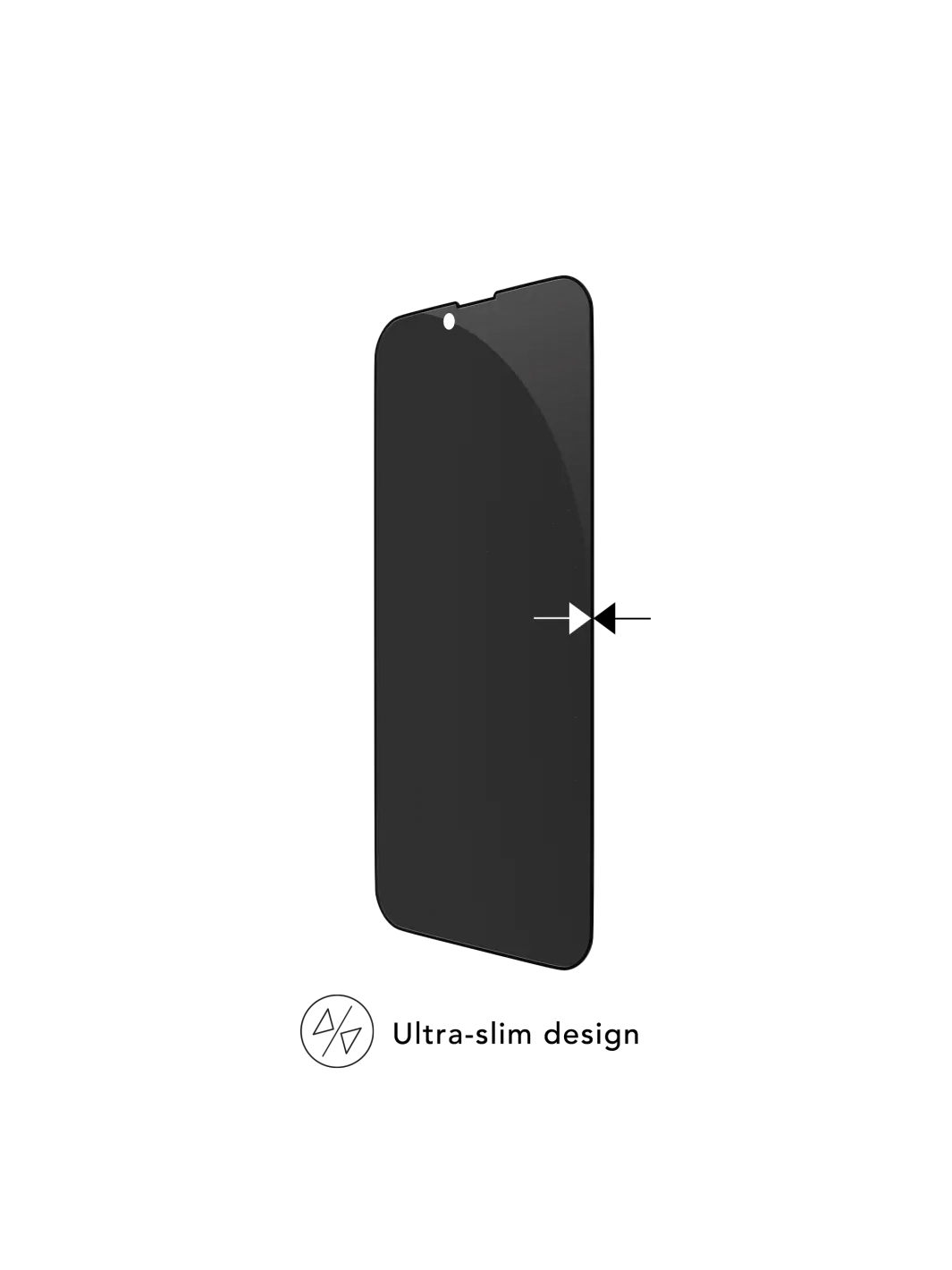 eco-shield - iPhone 16e/14/13/13 Pro - Privacy Screen Protection