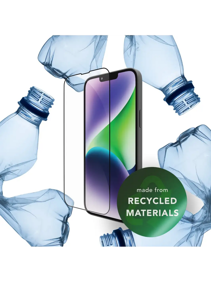 eco-shield - iPhone 13 Pro Max/14 Plus - Black edge Screen Protection